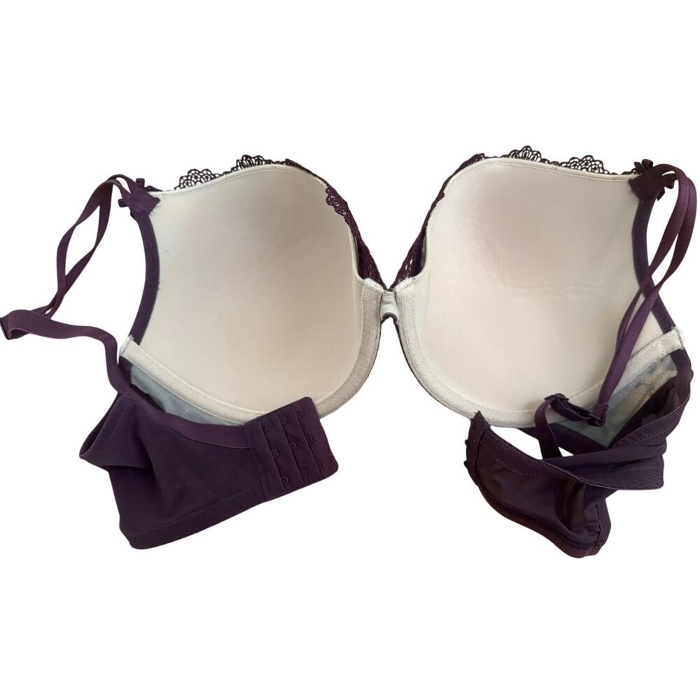 Cacique (40dd) Lightly Lined Full Coverage Purple… - image 2